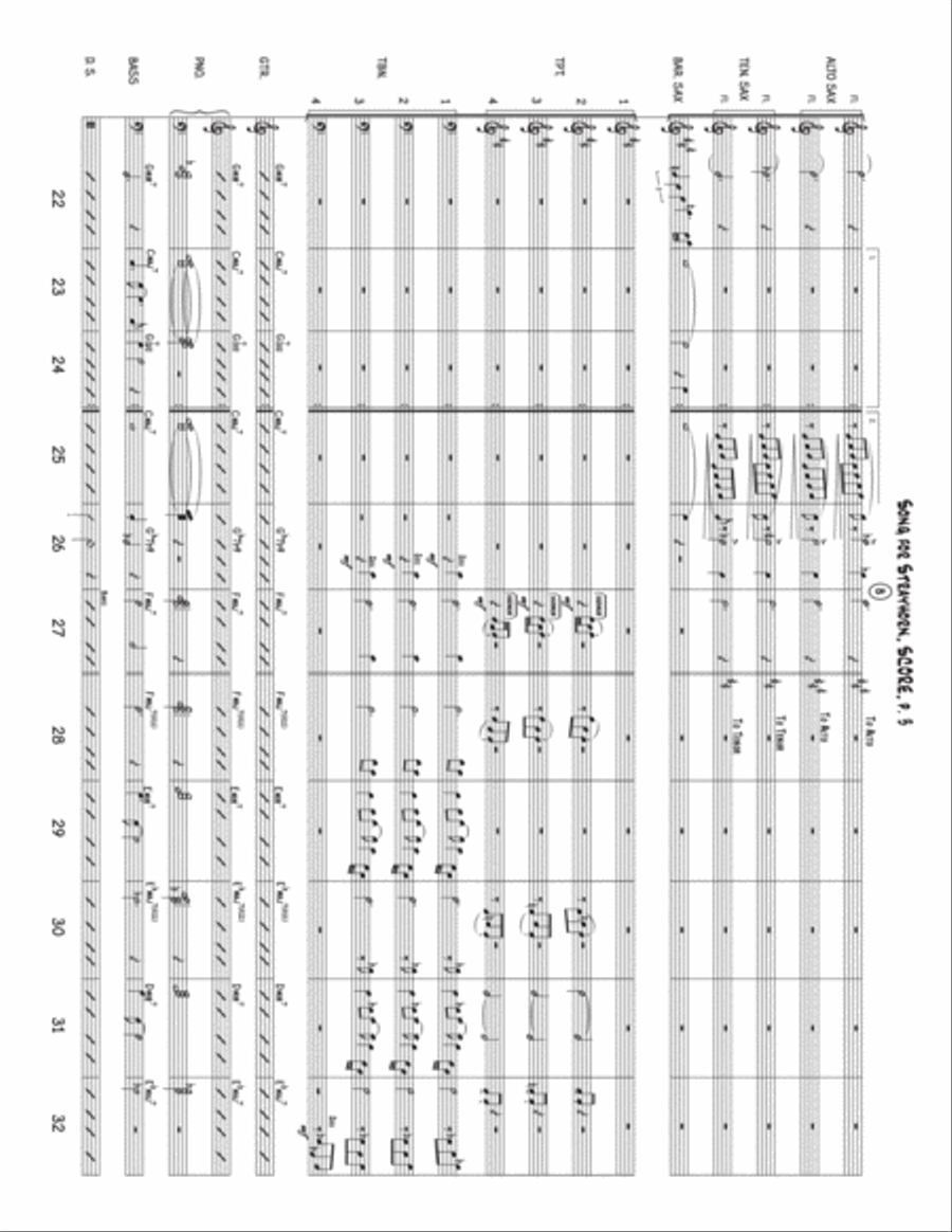 Song For Strayhorn Jazz Ensemble scores gallery preview page 3