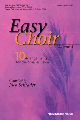 Book cover for Easy Choir, Vol. 5