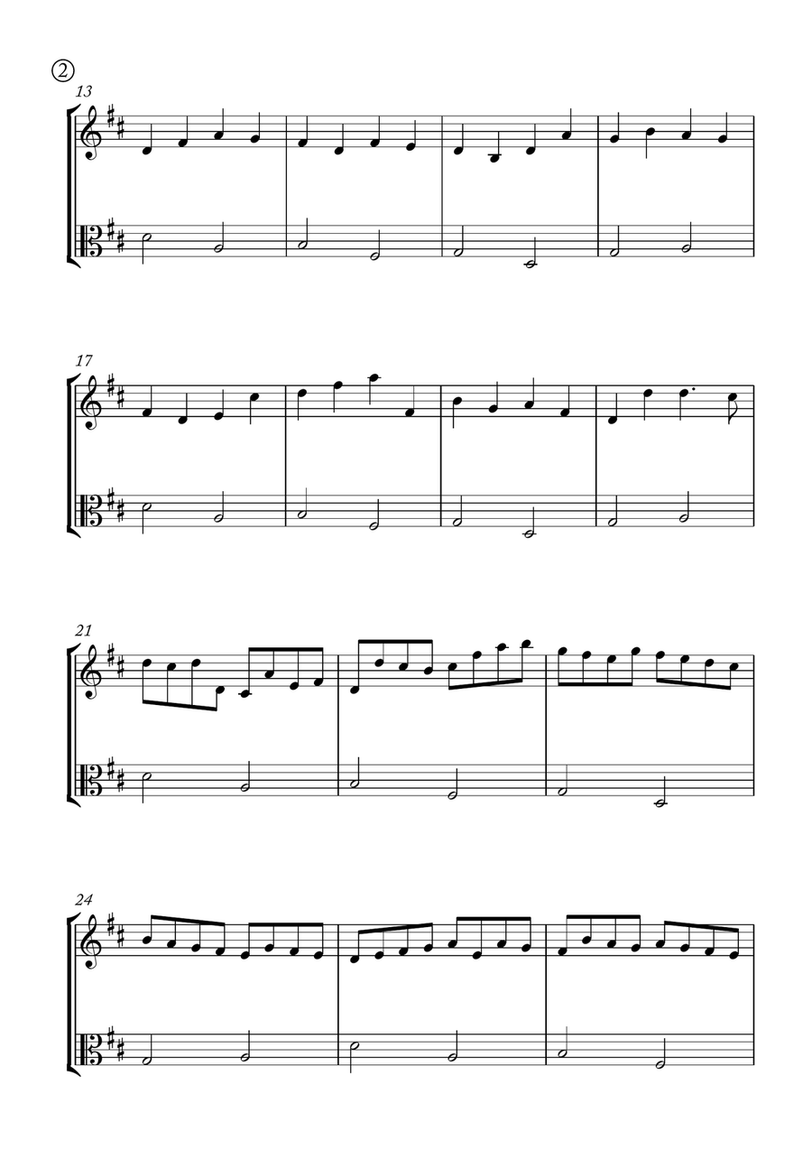 Canon in D String Duet scores gallery preview page 2