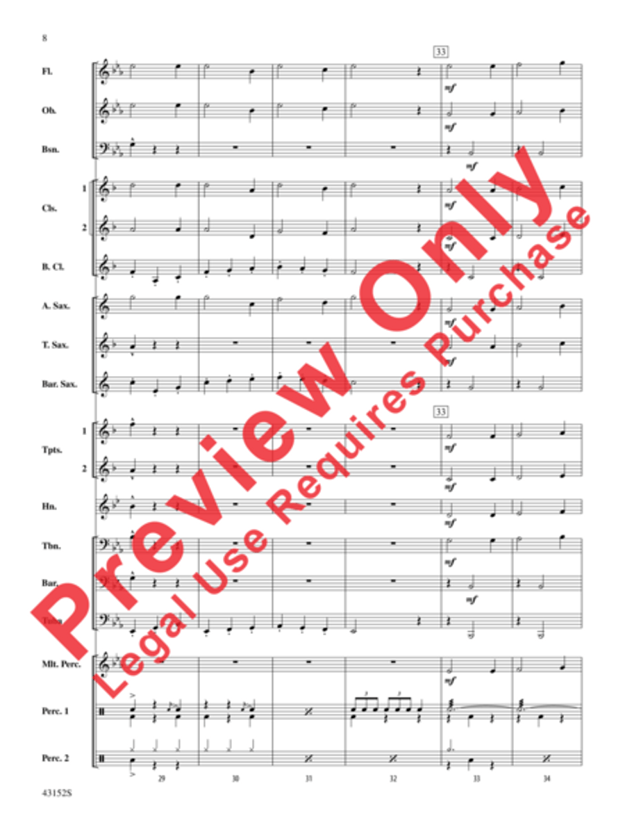 The Kings of Swing Concert Band scores gallery preview page 13
