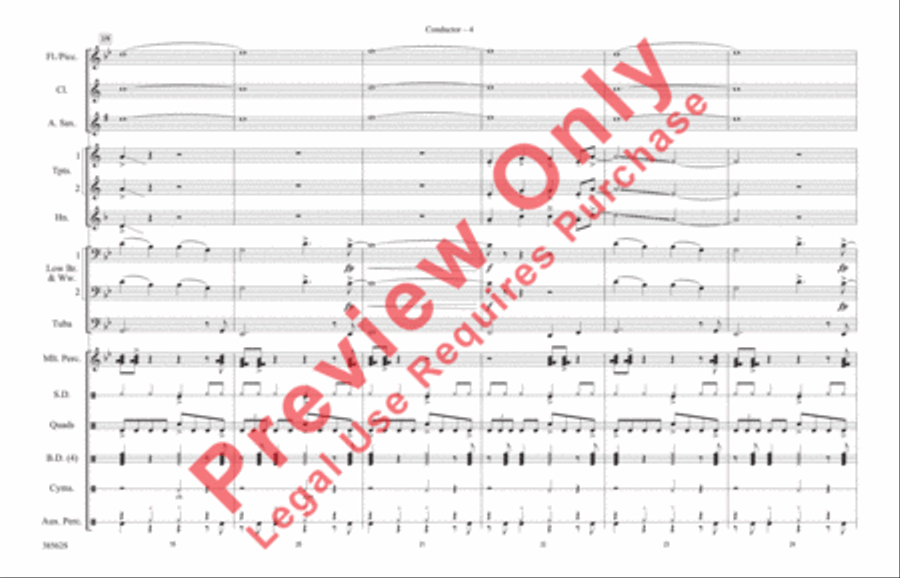 When We Stand Together When We Stand Together Marching Band scores gallery preview page 5