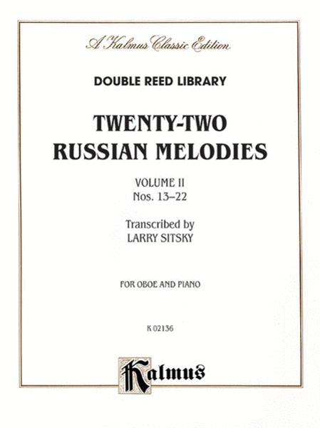 Twenty-two Russian Melodies, Volume 2