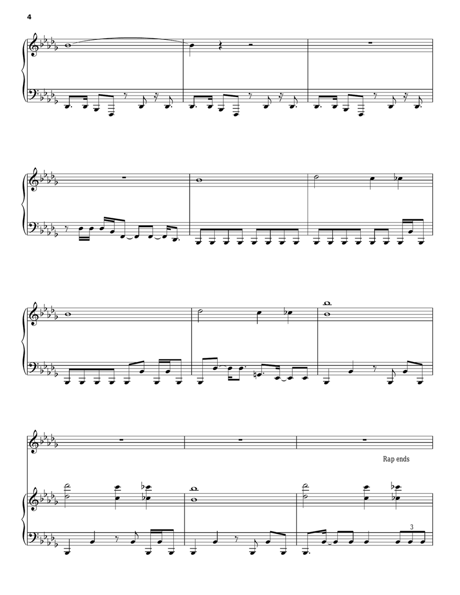 Partition Piano, Vocal, Guitar scores gallery preview page 4