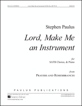 Lord, Make Me an Instrument