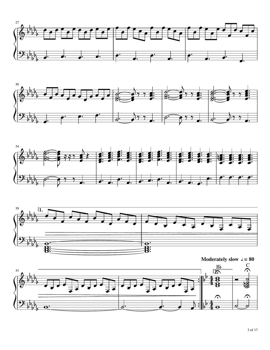 Foreplay/long Time Voice scores gallery preview page 4