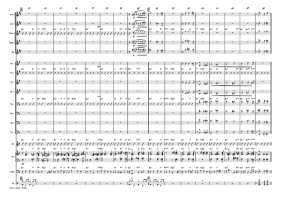 Clinch at midnight - Charleston/Two Step - Big Band Jazz Ensemble scores gallery preview page 4