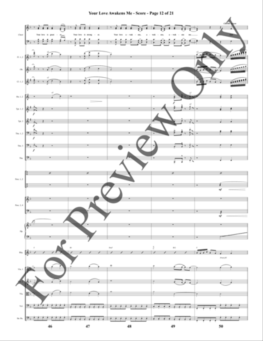 Road to Calvary - Orchestration by Daniel Semsen Choir - Sheet Music page 13