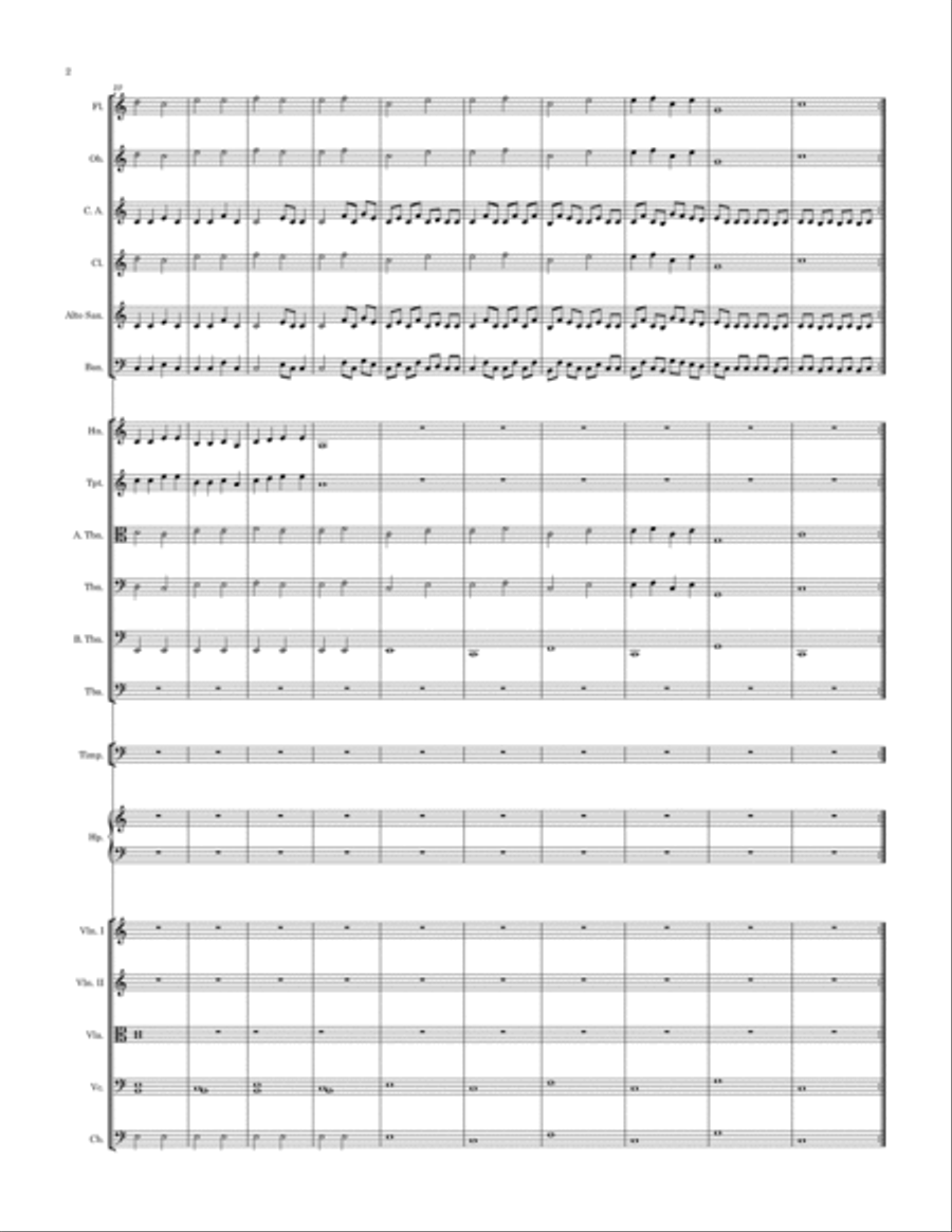 SNOWFALL Full Orchestra scores gallery preview page 2