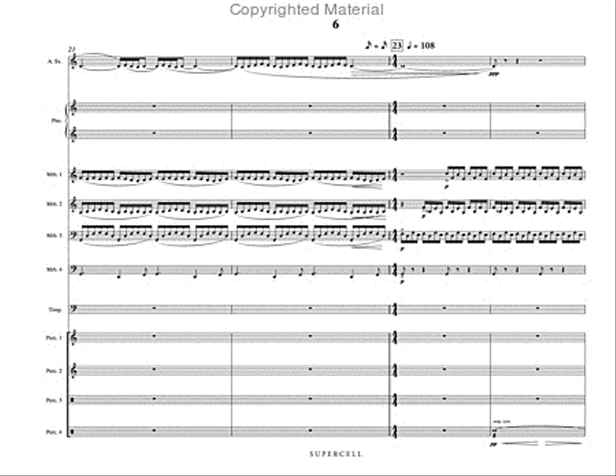 SuperCell Percussion Ensemble scores gallery preview page 7