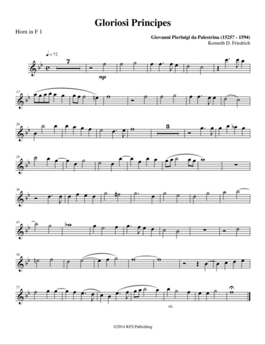 Gloriosi Principes Small Ensemble scores gallery preview page 4