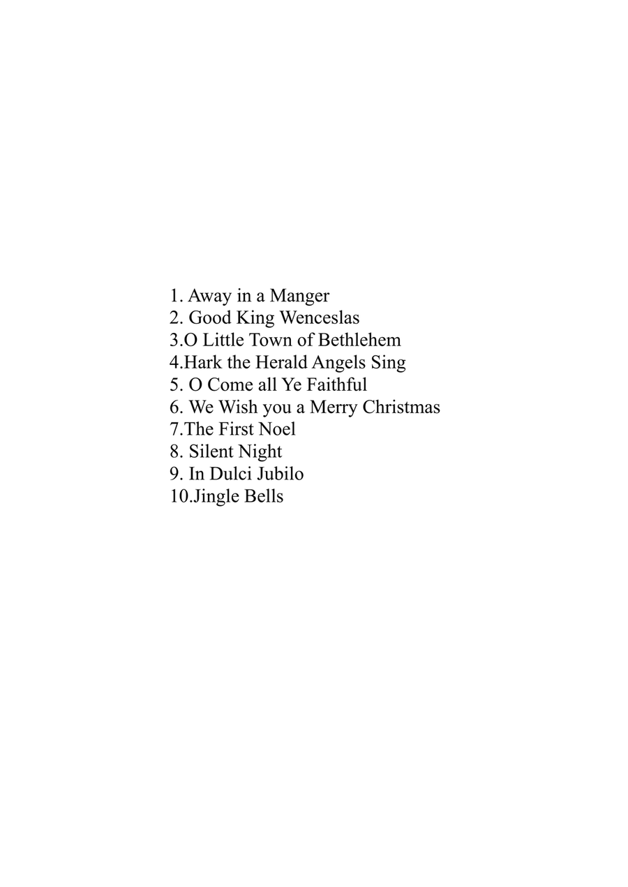 10 Christmas Carols for Solo Violin and Piano Violin Solo scores gallery preview page 2