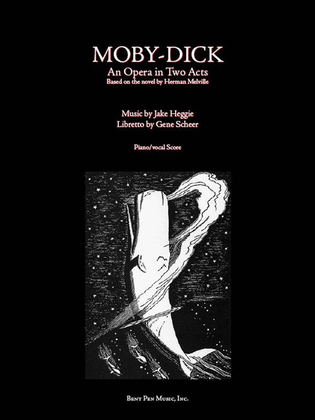 Book cover for Moby-Dick (piano/vocal score)