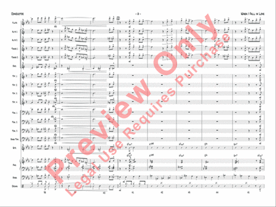 When I Fall in Love Jazz Ensemble scores gallery preview page 9