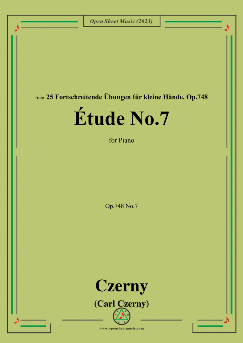 C. Czerny-Exercise No.7,Op.748 No.7 image number null