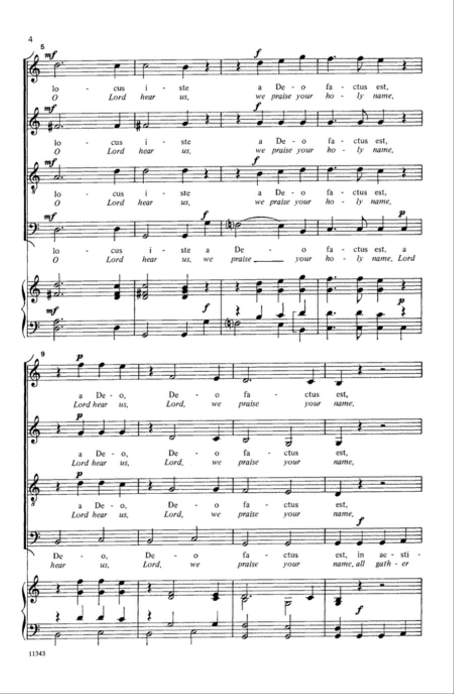 Locus Iste Choir scores gallery preview page 2