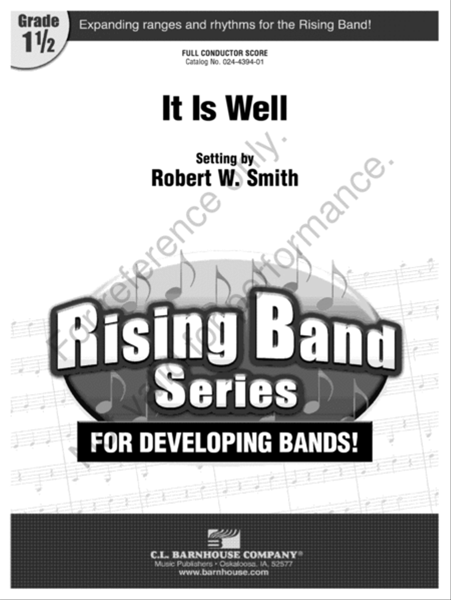 It Is Well Concert Band scores gallery preview page 2