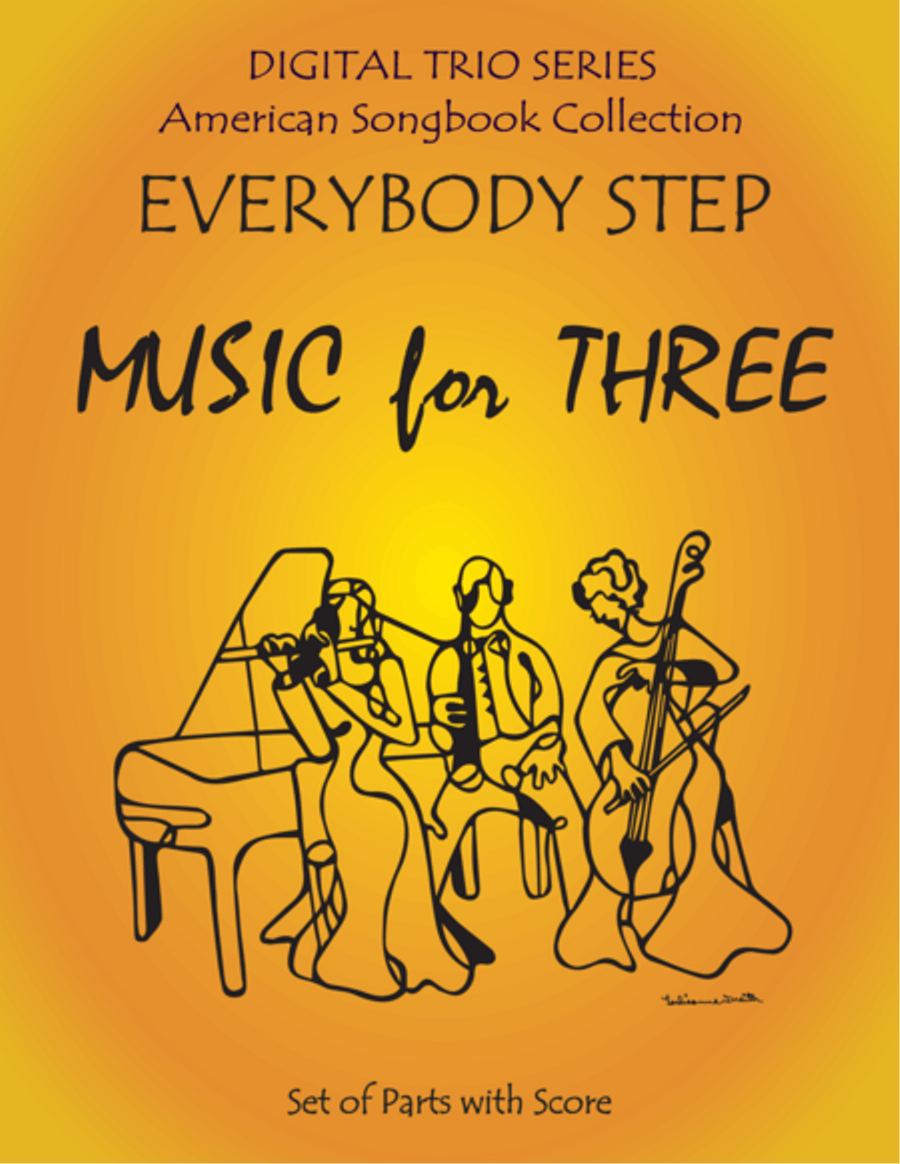 Everybody Step for String Trio- Violin, Viola, Cello String Trio scores gallery preview page 1