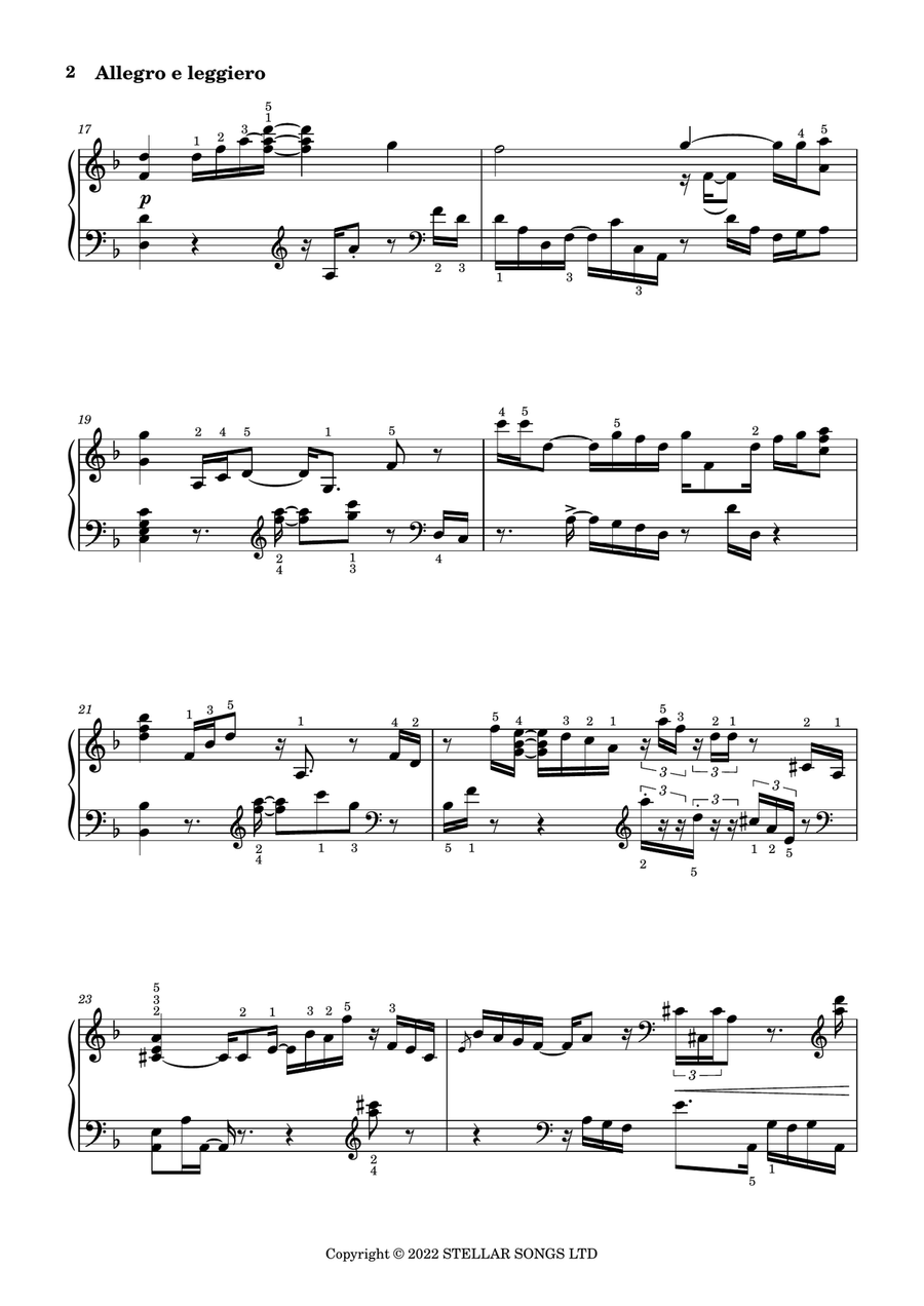 Ego Death Piano Solo scores gallery preview page 2
