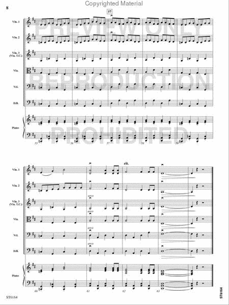Honor and Glory String Orchestra scores gallery preview page 7