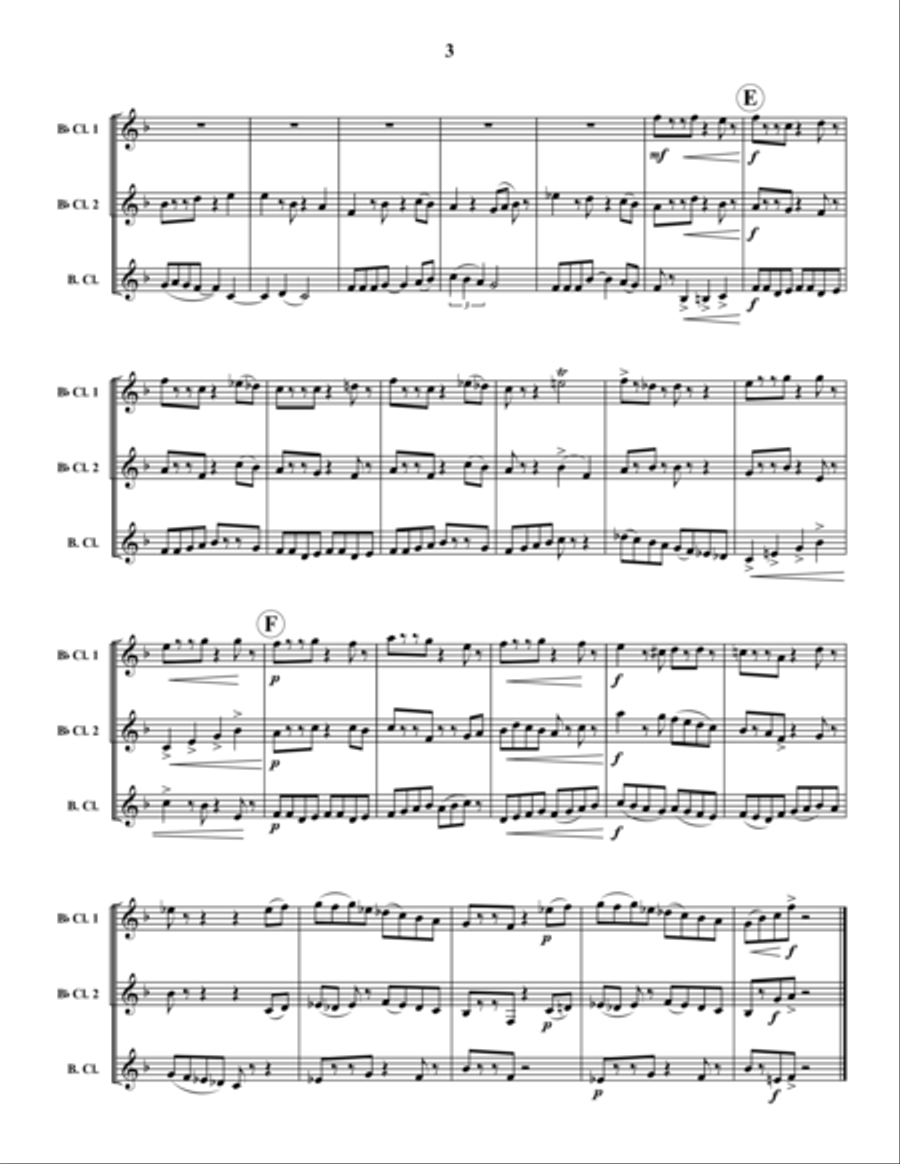 Locomotion Locomotion Clarinet Trio scores gallery preview page 3