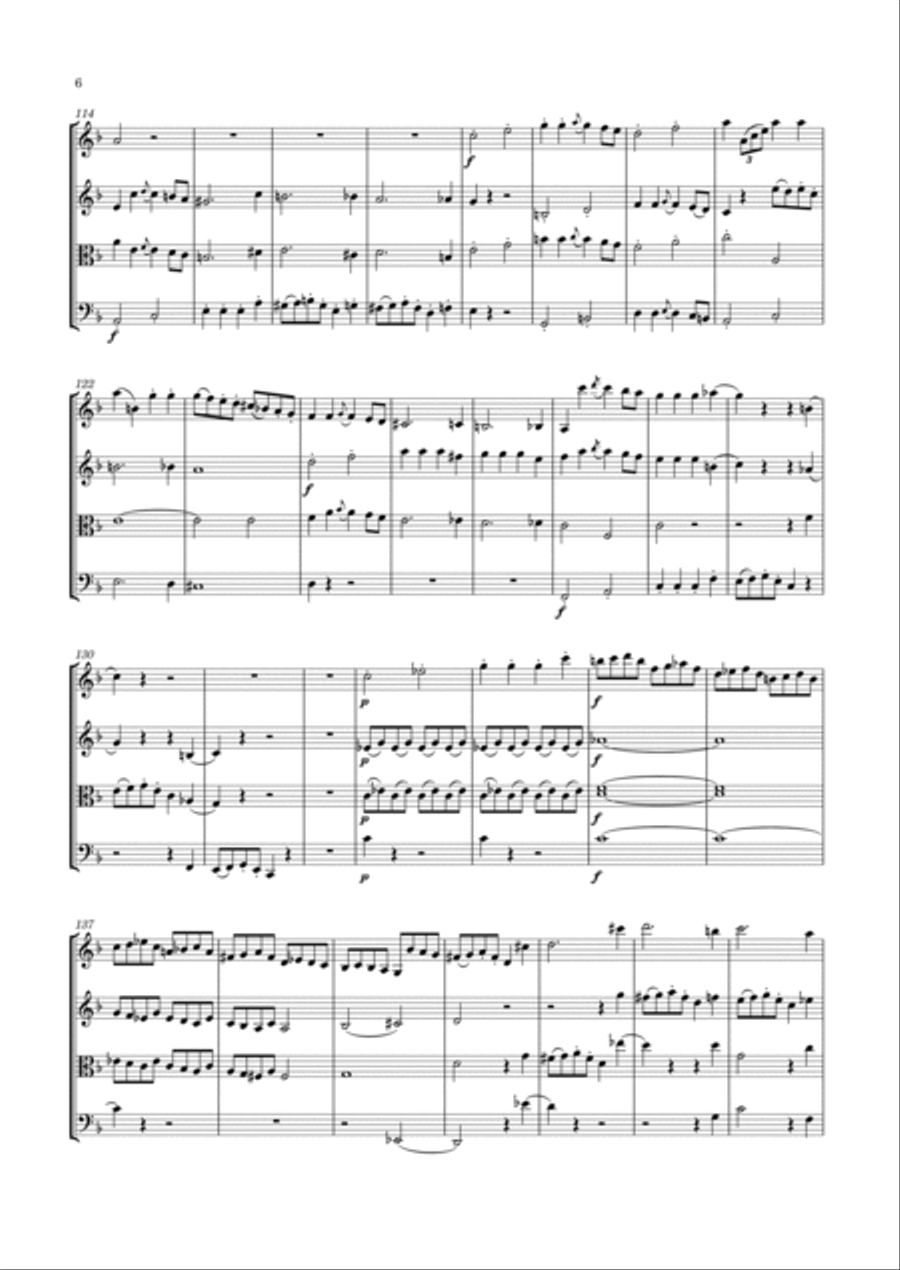 Haydn - String Quartet in F major, Hob.III:73 ; Op.74 No.2 