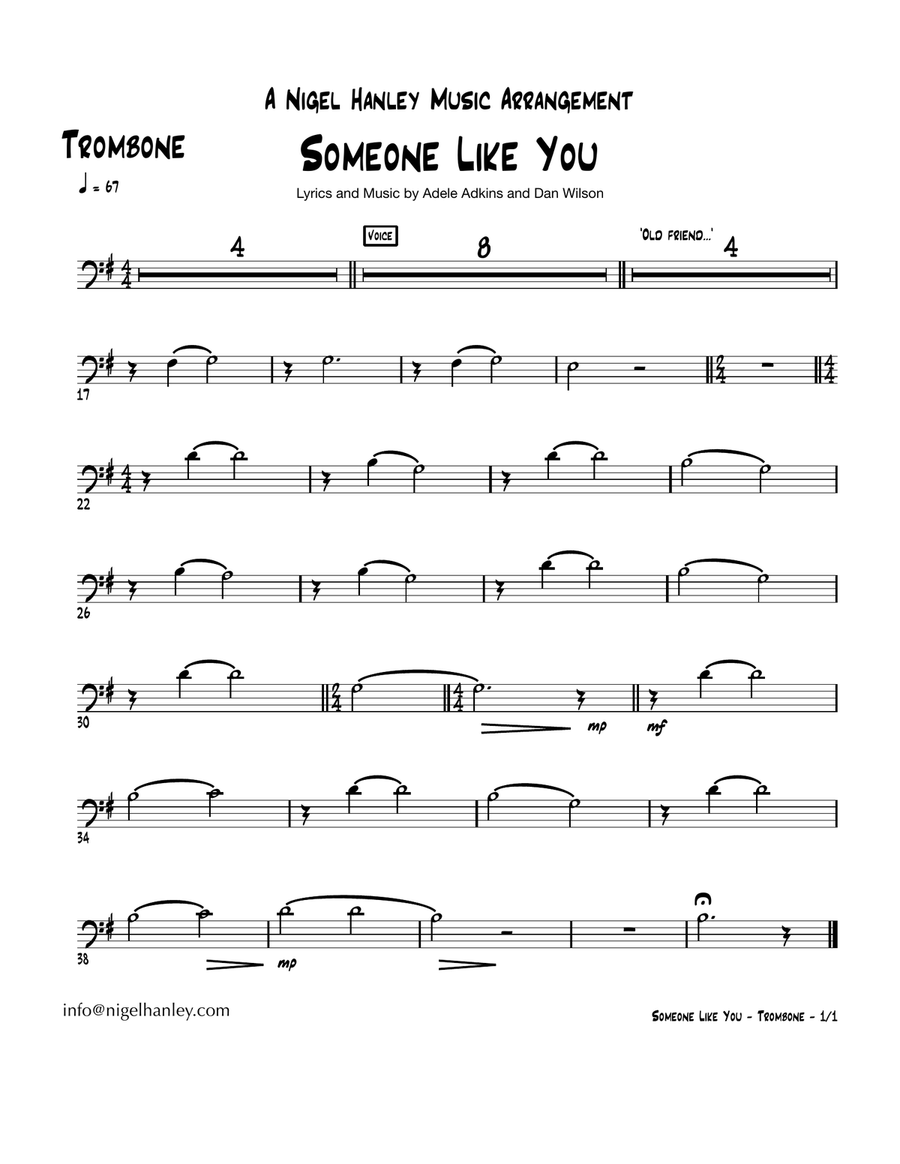 Someone Like You Jazz Ensemble scores gallery preview page 5