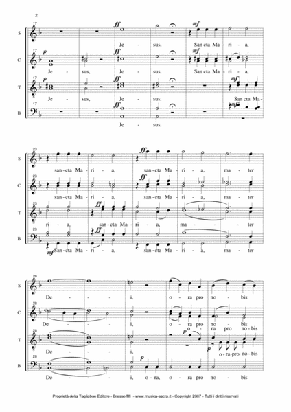 AVE MARIA - WAB 6 - Bruckner - for SAATTBB Choir image number null