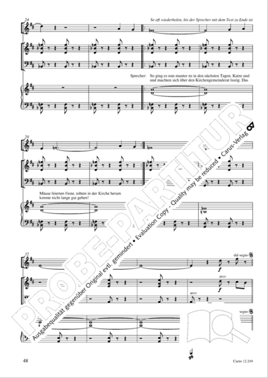 Mause in der Michaelskirche 4-Part scores gallery preview page 49