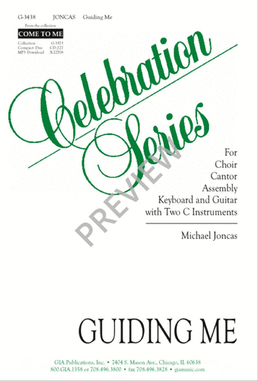 Guiding Me 4-Part scores gallery preview page 2