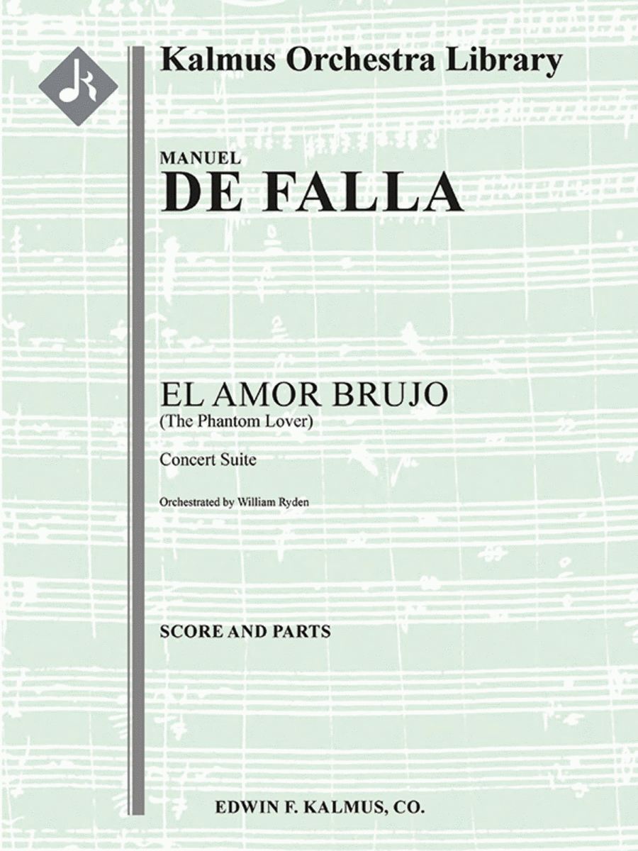 El Amor Brujo - Concert Suite (The Phantom Lover) Full Orchestra scores gallery preview page 1