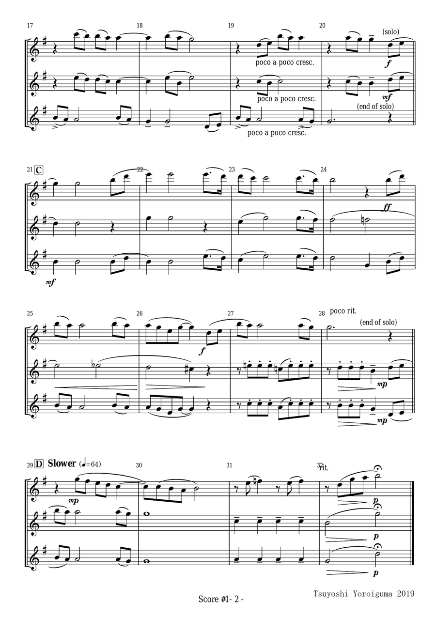 Sailing Brass Ensemble scores gallery preview page 2