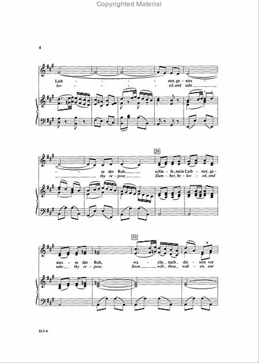 Schlafe, mein Liebster - SA Octavo TB scores gallery preview page 3