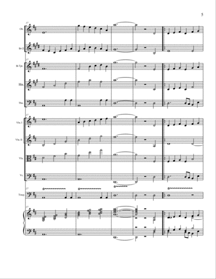 Lasst Uns Erfreuen - Hymn Concertato - Ye Watchers and Ye Holy Ones Full Orchestra scores gallery preview page 5