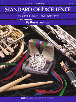 Book cover for Standard of Excellence Book 2, Trombone T.C.