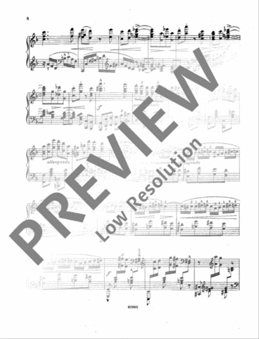 Sonata No. 1 D Major Piano Solo scores gallery preview page 11