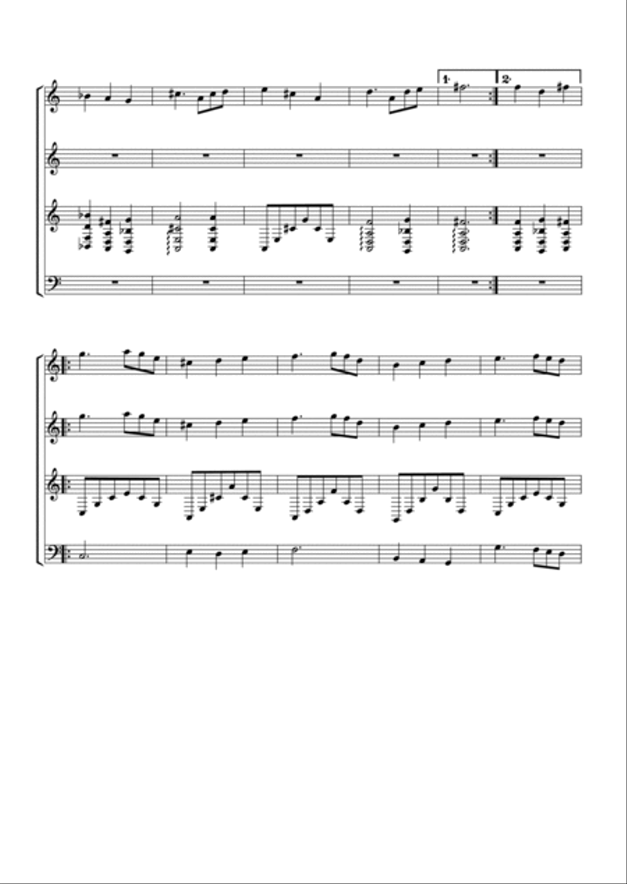 The Western Heights Small Ensemble scores gallery preview page 3