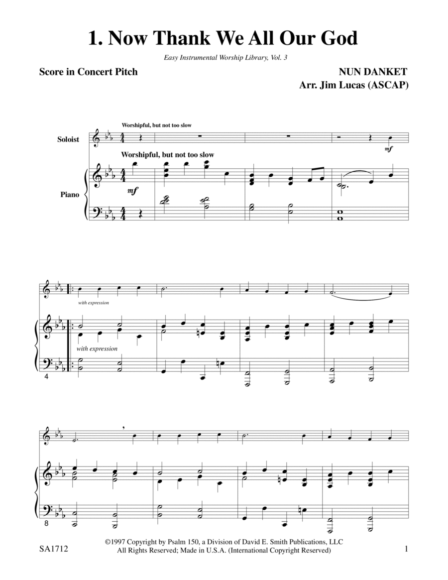 Book cover for Easy Instrumental Worship Library