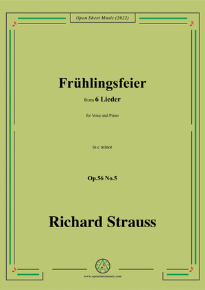 Richard Strauss-Frühlingsfeier,in c minor