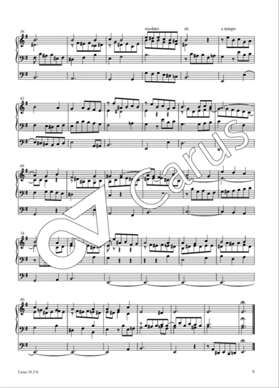 Three preludes and fugues for organ JWV 10, 13 and 17 Organ scores gallery preview page 10