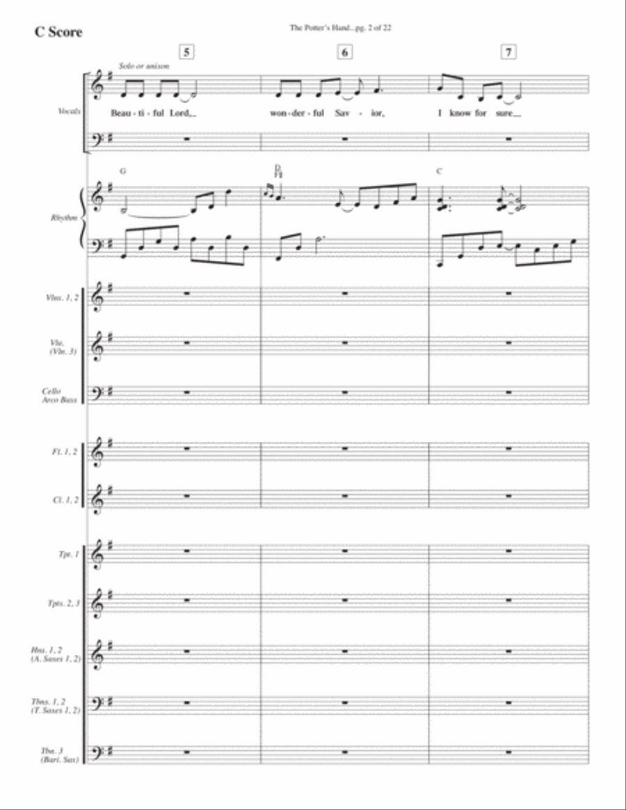 The Potter's Hand Voice scores gallery preview page 2
