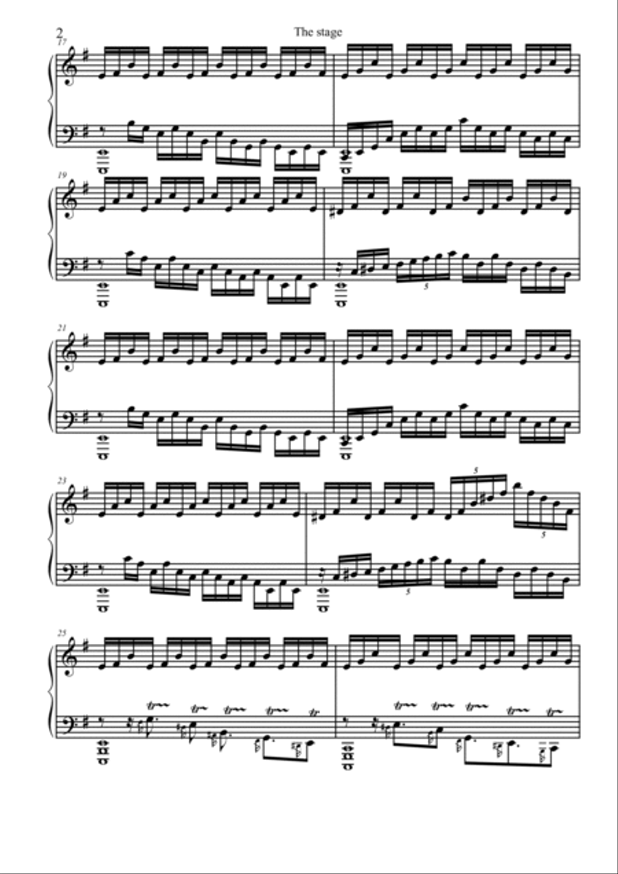 The Stage Piano Solo scores gallery preview page 2