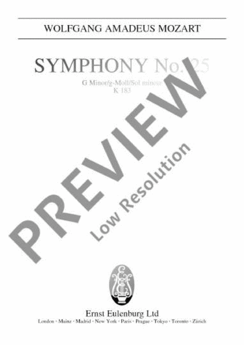 Symphony No. 25 G minor