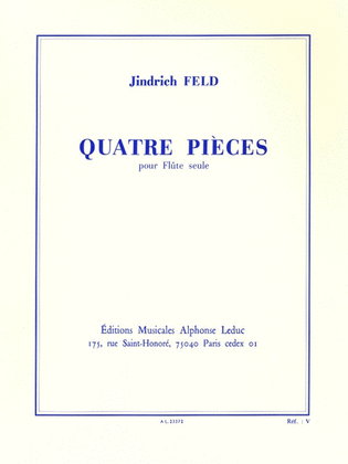 4 Pieces (flute Solo)