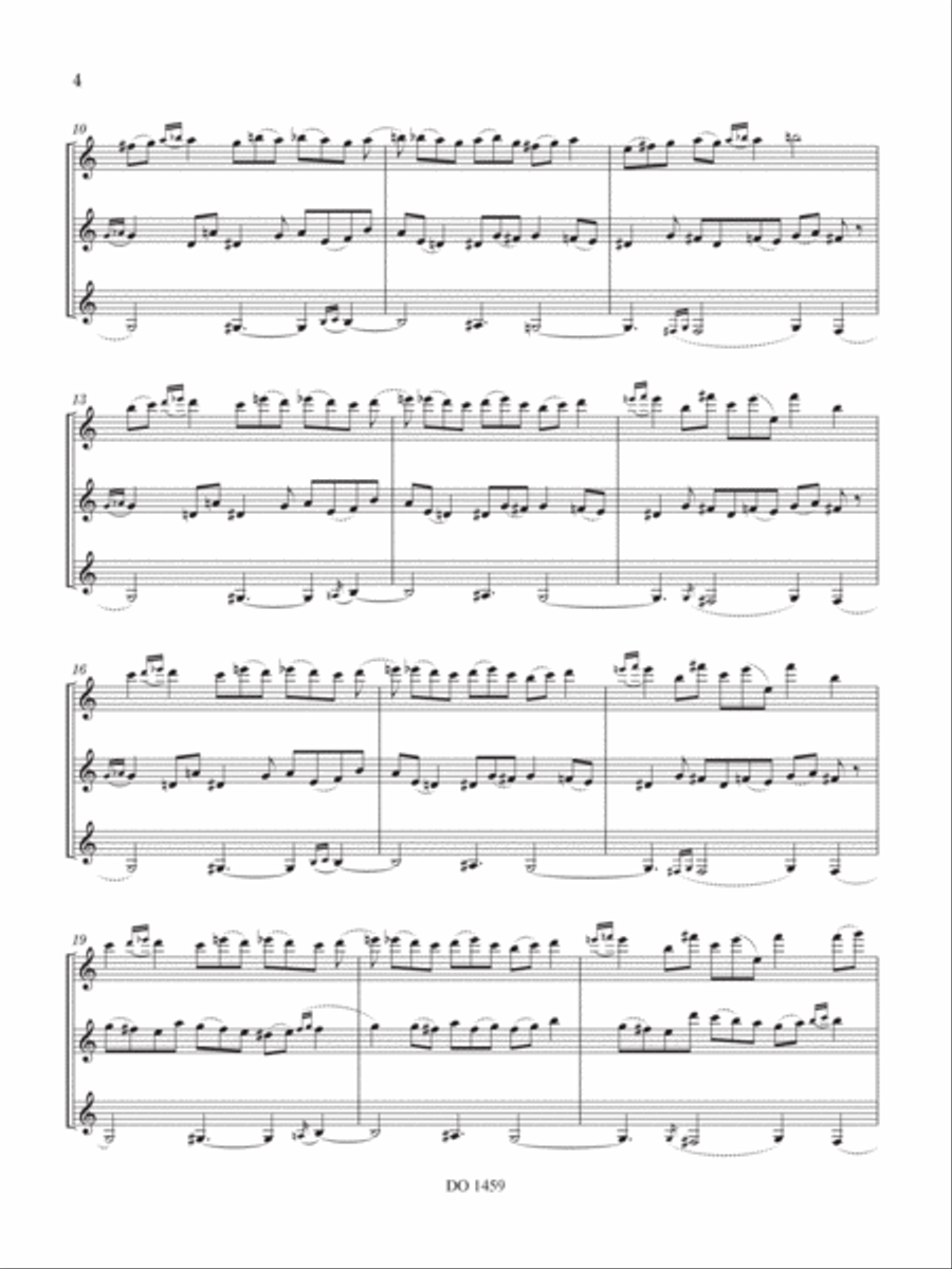 Triades Guitar Ensemble scores gallery preview page 5