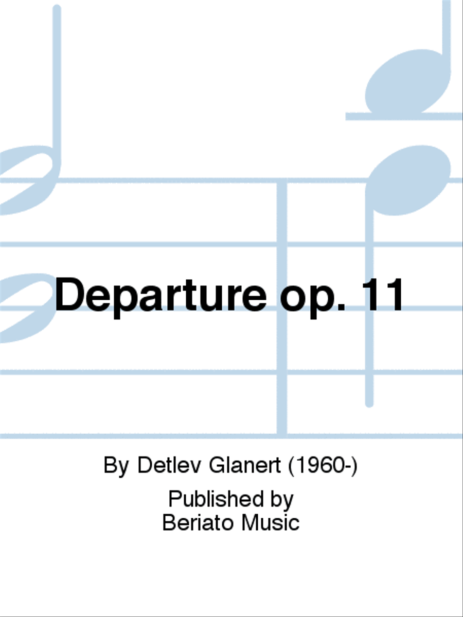 Departure op. 11 Orchestra scores gallery preview page 1