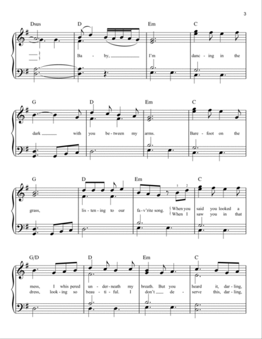 Perfect Easy Piano scores gallery preview page 3