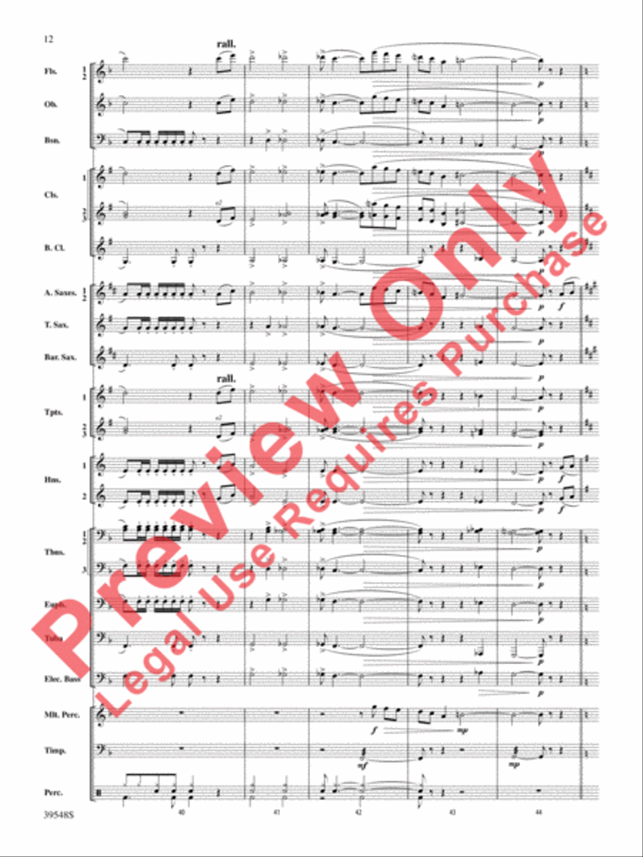 The Beatles Remembered Concert Band scores gallery preview page 13