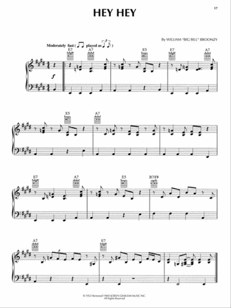 Eric Clapton – Unplugged Piano, Vocal, Guitar scores gallery preview page 7