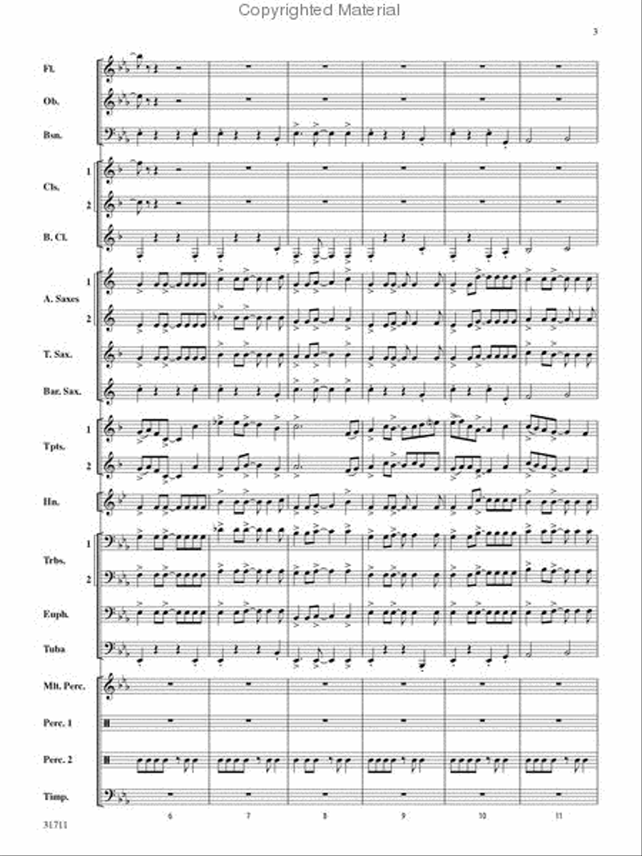 Celebration and Song Concert Band scores gallery preview page 3