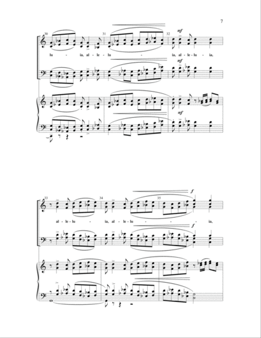 O Clap Your Hands 4-Part scores gallery preview page 6